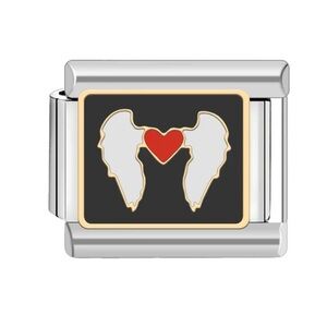 Guardian Angel 9mm #jewelry  #Italiancharm #angelcharm